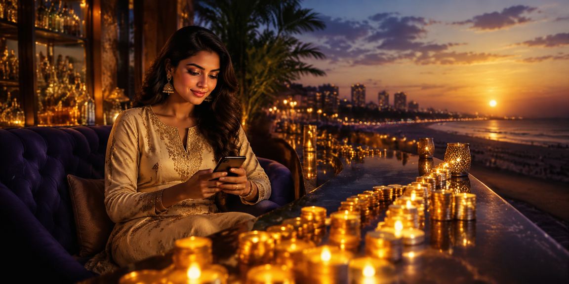 Mobile casino gaming in Chennai with players using smartphones