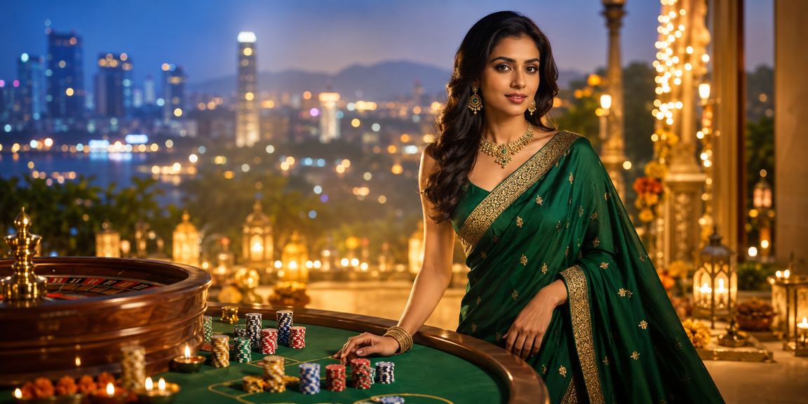 Indian woman playing Andar Bahar card game on mobile device